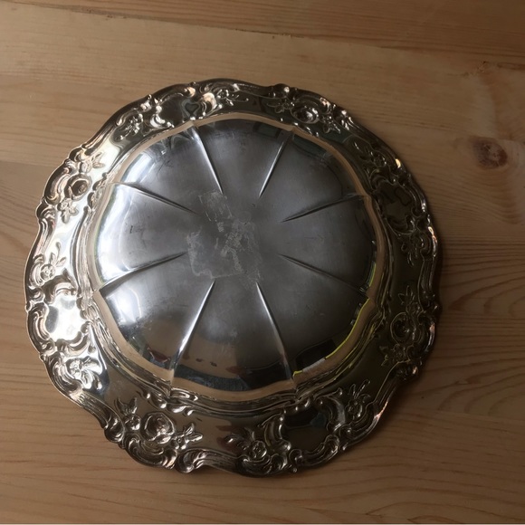 vintage silver platter - Picture 4 of 6